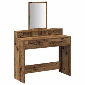 vidaXL Schminktisch Altholz 100 x 41 x 140 cm Holzwerkstoff