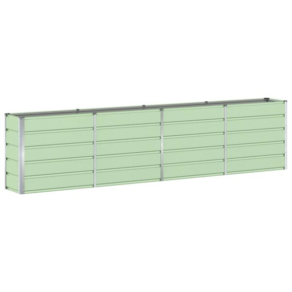 vidaXL Pflanzk&uuml;bel Gr&uuml;n 160 x 40 x 75 cm Stahl