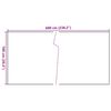 vidaXL Balkon-Sichtschutz Anthrazit 600x100 cm Poly Rattan
