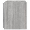 vidaXL TV-Wandschrank mit LED-Leuchten Grau Sonoma 40,5x35x40 cm