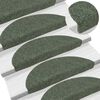 vidaXL Stufenmatten Selbstklebend 30 Stk. 56x17x3 cm Gr&uuml;n Halbrund