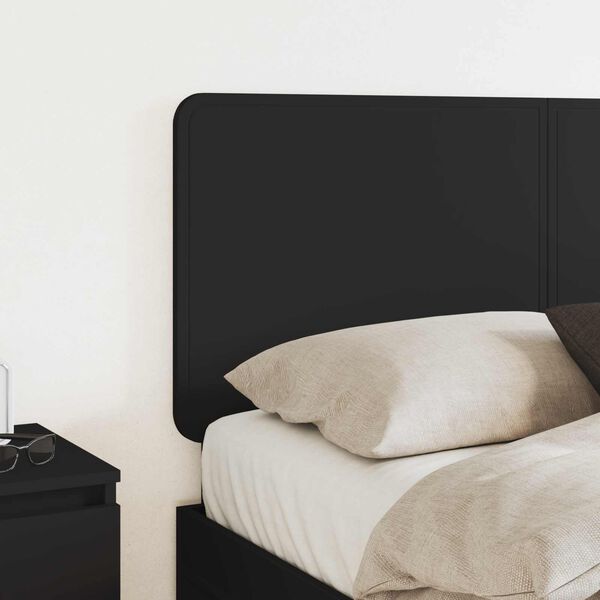 vidaXL Kopfteil Schwarz Eichen-Optik 160 cm Holzwerkstoff