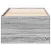vidaXL Tagesbett mit Schubladen ohne Matratze Grau Sonoma 75x190 cm
