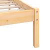 vidaXL Massivholzbett Kiefernholz 140x190 cm