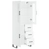 vidaXL Highboard Wei&szlig; 69,5x34x180 cm Holzwerkstoff