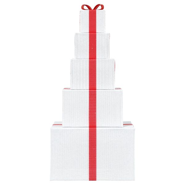 vidaXL Weihnachtsdekoration Geschenkbox 250 LEDs Warmweiß