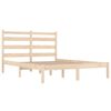 vidaXL Massivholzbett Kiefer 200x200 cm