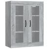 vidaXL H&auml;ngeschrank Grau Sonoma 69,5x34x90 cm