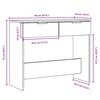 vidaXL Konsolentisch Altholz-Optik 90x36x75 cm Holzwerkstoff