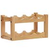 vidaXL Weinregal f&uuml;r 6 Flaschen 37 x 21 x 21 cm Eiche Massivholz