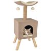 FLAMINGO Katzenm&ouml;bel Scandi Beige 43,5 x 40 x 54,5 cm 560554