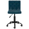 vidaXL Esszimmerst&uuml;hle 2 Stk. Drehbar Blau Samt