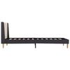 vidaXL Bettgestell Creme Stoff 100&times;200 cm