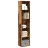 vidaXL B&uuml;cherregal Altholz-Optik 40x30x189 cm Holzwerkstoff