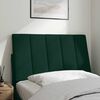 vidaXL Kopfteil-Kissen "Hanko" Dunkelgr&uuml;n 80 cm Samt