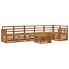 vidaXL Outdoor-Sofagarnitur 7 stk. Natur Polyester