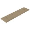 vidaXL Wandkopfteilen 12 pcs Cappuccino 60 x 15 cm Kunstleder