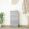 vidaXL Sideboard Grau Sonoma 37,5x35x76 cm Holzwerkstoff