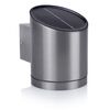 Smartwares Solar-Wandleuchte mit Sensor 0,5 W Silbern GWS-004-DS
