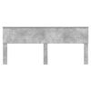 vidaXL Kopfteil Beton Grau 200 cm Holzwerkstoff