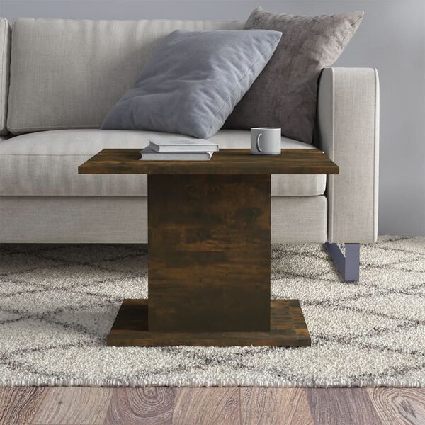 vidaXL Couchtisch R&auml;uchereiche 55,5x55,5x40 cm Holzwerkstoff