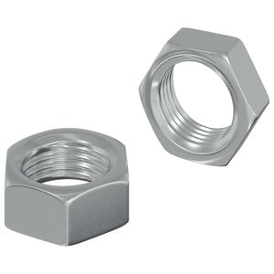 vidaXL Sechskantmutter 2 stk. Silber M6 Metall