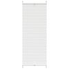 vidaXL Plissee Faltrollo Rollo Plisseerollo 50x150cm Wei&szlig;