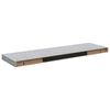 vidaXL Schweberegale 4 Stk. Betongrau 80x23,5x3,8 cm MDF