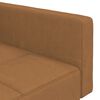vidaXL Schlafsofa 2-Sitzer Taupe Mikrofaser
