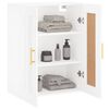 vidaXL Wandschrank Wei&szlig; 69,5x34x90 cm Holzwerkstoff