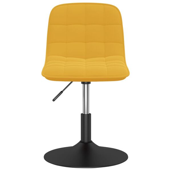 vidaXL Barhocker Senfgelb Samt