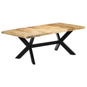 vidaXL Esstisch 200&times;100&times;75 cm Massivholz Mango