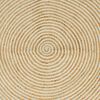 vidaXL Teppich Nat&uuml;rlich und Wei&szlig; 60 x 200 cm Jute