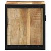 vidaXL Nachttische 2 Stk. 40x35x40 cm Raues Mango-Massivholz