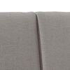 vidaXL Gepolstertes Kopfteil Taupe 200 cm Massives Kiefernholz