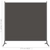 vidaXL Paravent Anthrazit 175x180 cm Stoff