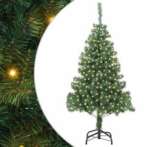 vidaXL Weihnachtsbaum Gr&uuml;n 180 cm PVC