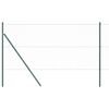 vidaXL Zaunpfosten Grau 100 x 1,2 m (25 mm Netz) Stahl und PVC