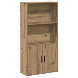 vidaXL B&uuml;cherregal Artisan-Eiche 60x24x120 cm Holzwerkstoff