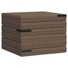 vidaXL Klappsofa Bett 70 x 67 x 48 cm Taupe