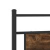 vidaXL Bettgestell ohne Matratze R&auml;uchereiche 107x203 cm Holzwerkstoff
