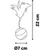 FLAMINGO 2-in-1 LED-Ballspielzeug Magic Mechta Gr&uuml;n 7 cm
