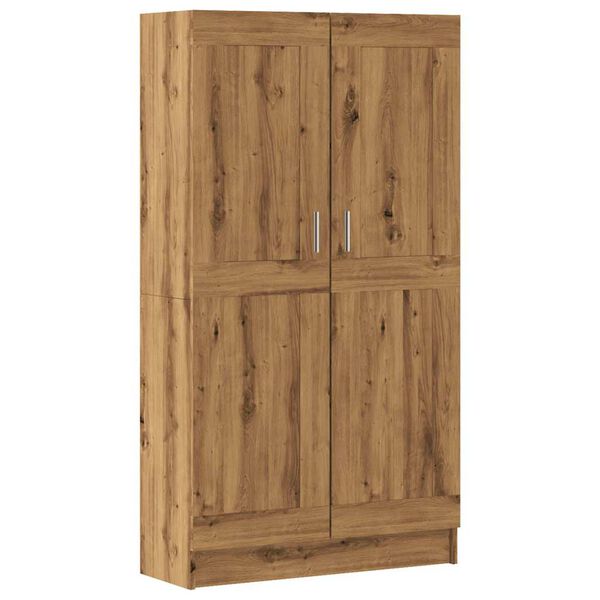 vidaXL B&uuml;cherschrank Artisan-Eiche 82,5x30,5x150 cm Holzwerkstoff