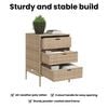 vidaXL Gartenschrank Beige 55x59x80 cm Poly Rattan