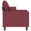 vidaXL Sessel Weinrot 60 cm Stoff