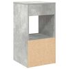 vidaXL Nachttisch mit Schublade Betongrau 35x34x66,5 cm