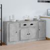 vidaXL Sideboards 3 Stk. Betongrau Holzwerkstoff