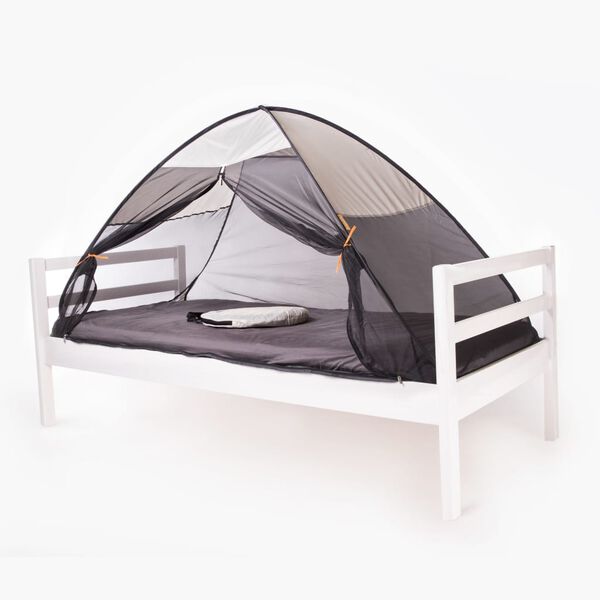 DERYAN Moskitonetz Pop-up Bett-Zelt 200&times;90&times;110 cm Creme