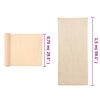 vidaXL Sichtschutznetz HDPE 1,5x25 m Beige