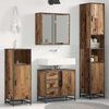 vidaXL Badezimmerm&ouml;bel Set mit Schubladen 4 pcs Altholz Holzwerkstoff